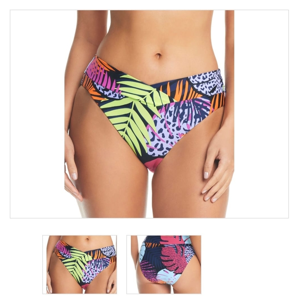 Bar lII Women's Palm Prowl O-Ring Bikini Small